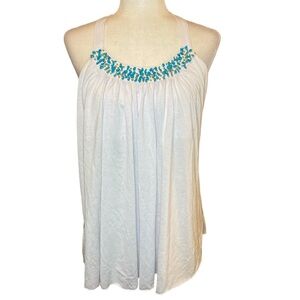 Beaded tank top